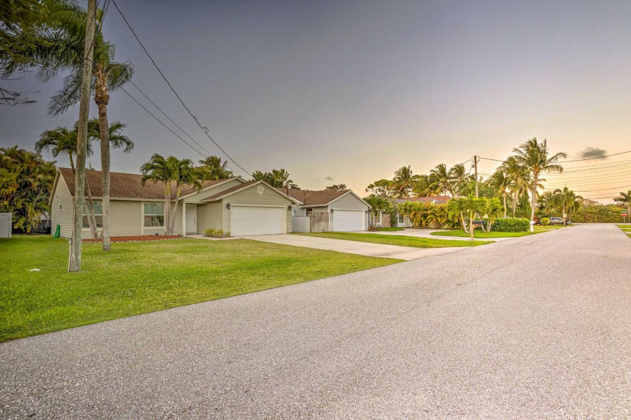 Jupiter Home With Patio And Grill About 6 Mi To Beach! Esterno foto