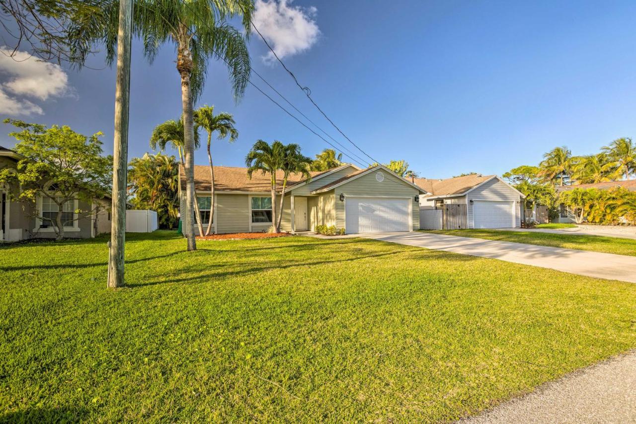 Jupiter Home With Patio And Grill About 6 Mi To Beach! Esterno foto